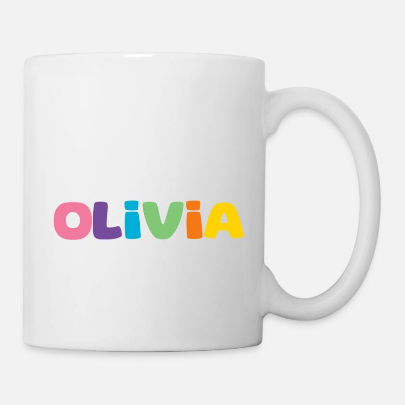 Name - Olivia - Tasse - Weiß