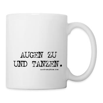 Tanzen - Tasse - Weiß - Rechts
