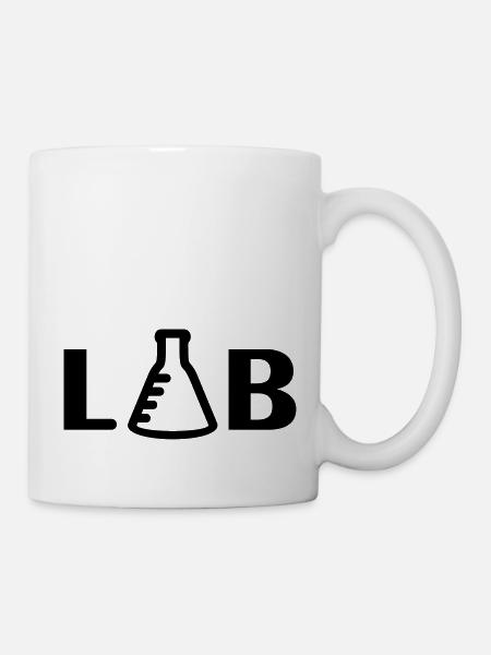 LAB (1c) - Mug blanc - blanc
