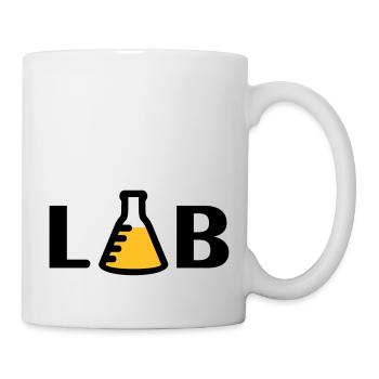 LAB (2c) - Mug blanc - blanc - Droite