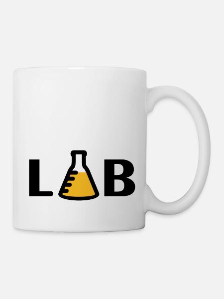 LAB (2c) - Tasse - Weiß