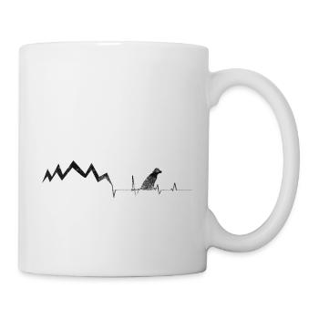 Dog - Palpitations - Mountains - (3) - Mug - white - Right