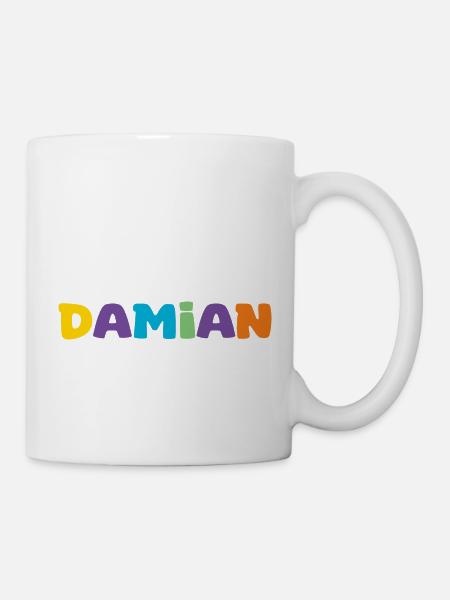 Name - Damian - Tasse - Weiß