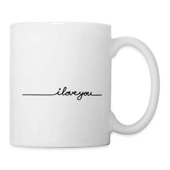 iLOVEyou - Tasse - Weiß - Rechts