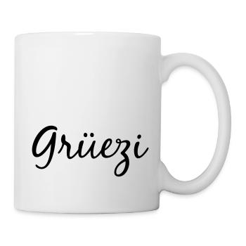 Grüezi - Mug blanc - blanc - Droite