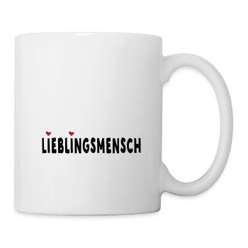 Lieblingsmensch - Tasse - Weiß - Rechts