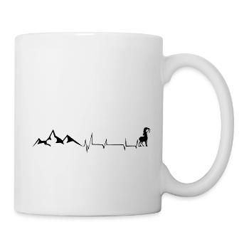 Goat - Heartbeat - Mountain - (1) - Mug - white - Right