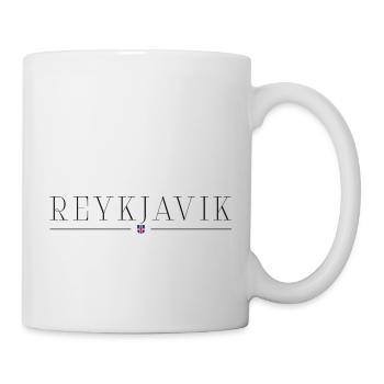 Reykjavik, Iceland Style Design T-Shirt - Mug - white - Right