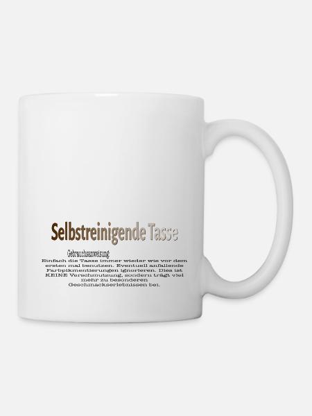 Selbstreinigende Tasse - Tasse - Weiß