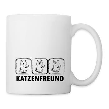 Diego the cat - cat friend 4 - Mug - white - Right