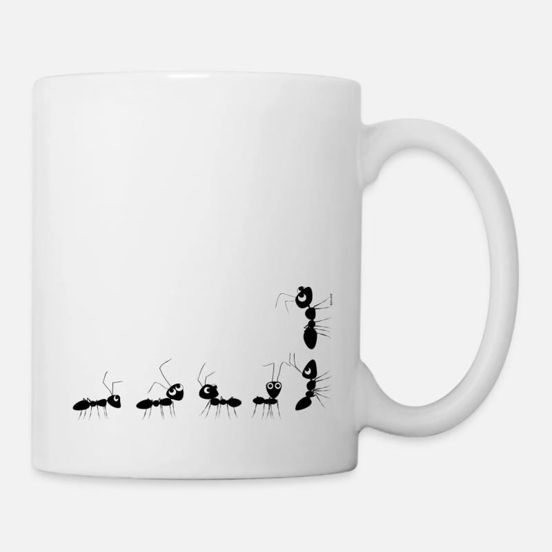 Ameisen - Tasse - Weiß