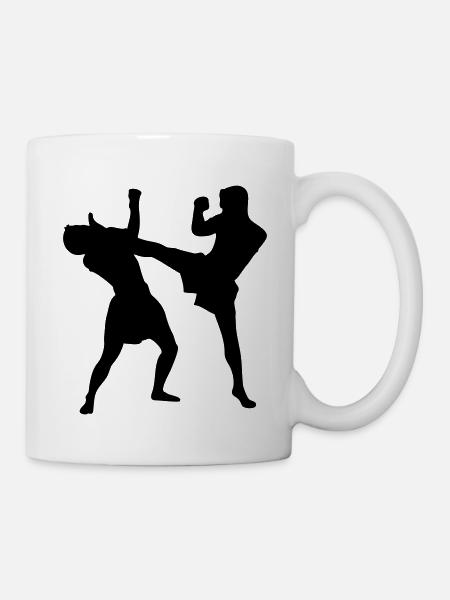 thaiboxing_2 - Tasse - Weiß