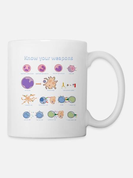 Immune system - Tasse - Weiß