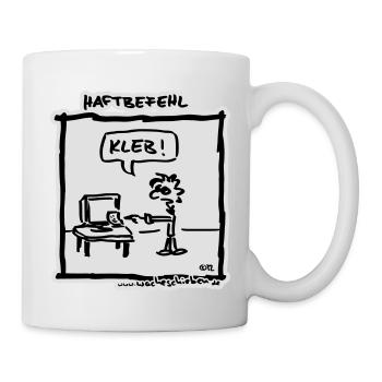 Haftbefehl - Tasse - Weiß - Rechts