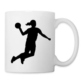 Handball - Mug blanc - blanc - Droite