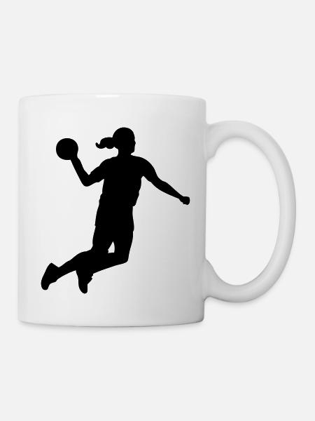 Handball - Tasse - Weiß
