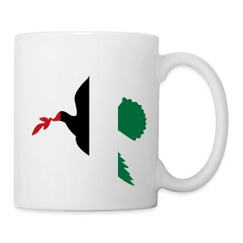 Paix en Palestine - Mug blanc - blanc - Droite