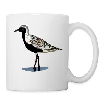 Kiebitzregenpfeifer - Tasse - Weiß - Rechts