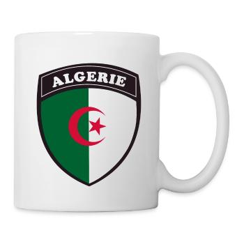 algerie blason - Mug blanc - blanc - Droite