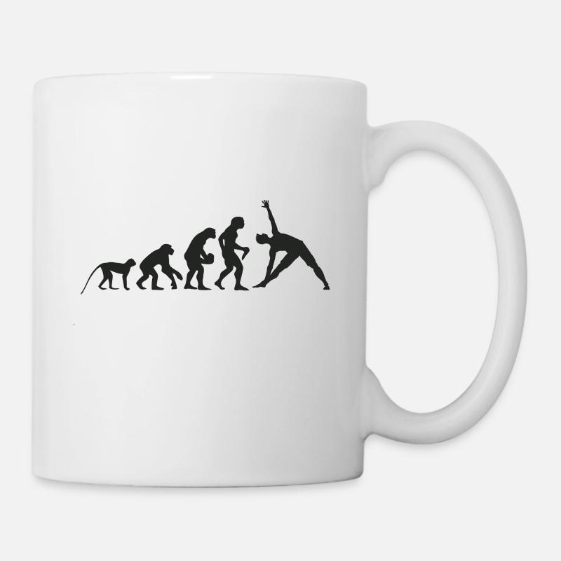 Evolution Yoga - Tasse - Weiß