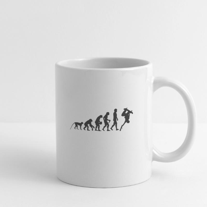 Evolution Skate Mug blanc