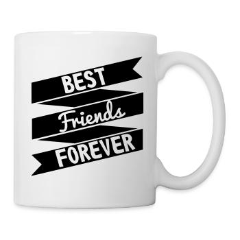 best friends : meilleure ami,pote,potes - Mug blanc - blanc - Droite