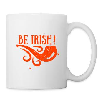 BE IRISH - Tasse - Weiß - Rechts