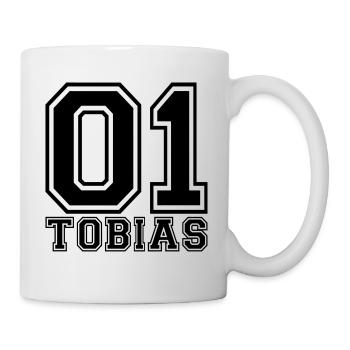 Tobias- Name - Tasse - Weiß - Rechts