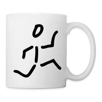 runner - Mug blanc - blanc - Droite
