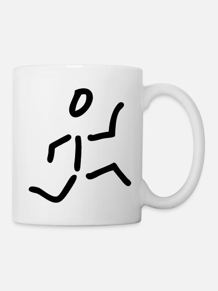 runner - Mug blanc - blanc
