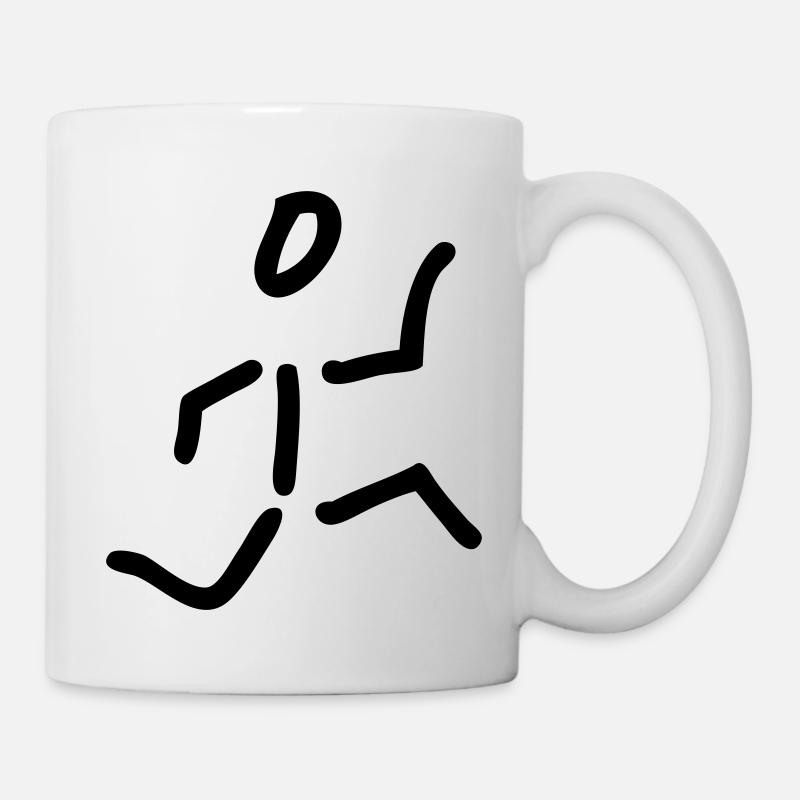 runner - Mug blanc - blanc