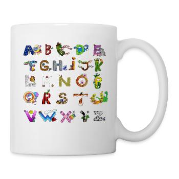 Morpho´s ABC - Tasse - Weiß - Rechts