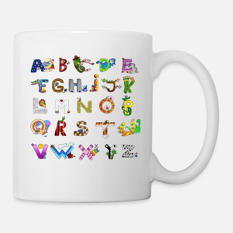 Morpho´s ABC - Tasse - Weiß