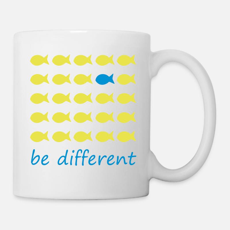 être différent - Mug blanc - blanc