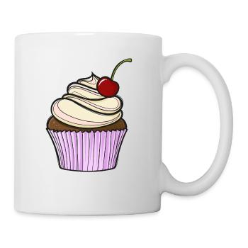 Petit gâteau comique doux - Mug blanc - blanc - Droite
