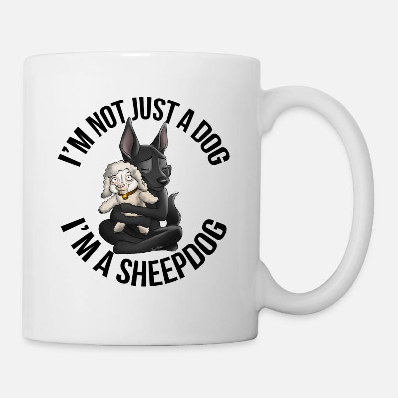 Kelpie Black Sheep - Mug - white