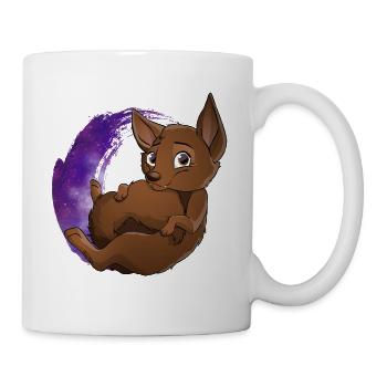 Kelpie Galaxie - Schokolade - Tasse - Weiß - Rechts