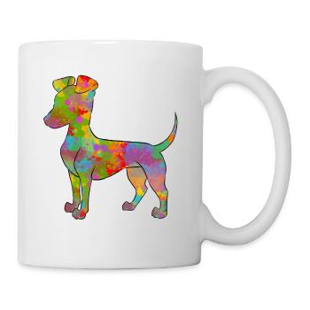 Manchester Terrier Multicolor - Tasse - Weiß - Rechts