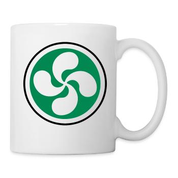 Croix du Pays Basque - Mug blanc - blanc - Droite