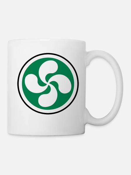 Croix du Pays Basque - Mug blanc - blanc