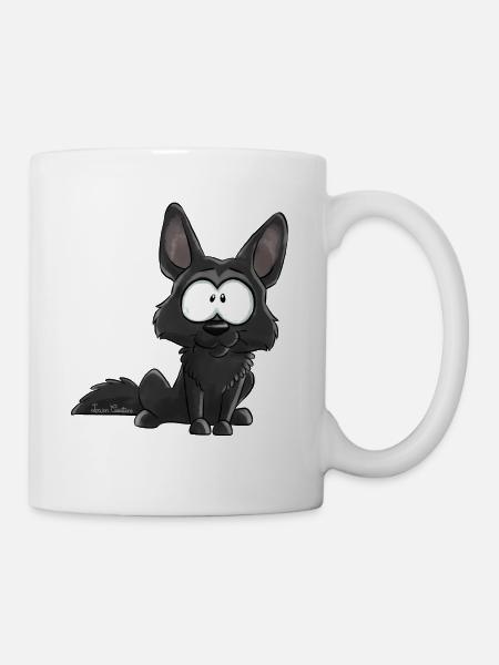 I am Black German Shepherd - Mug - white
