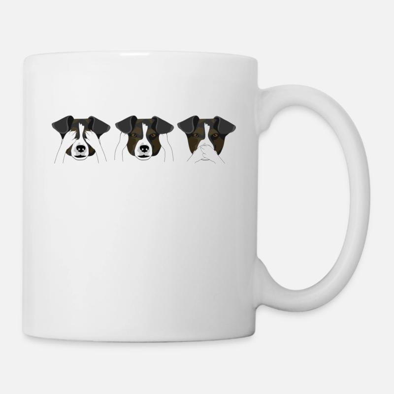 chiens drôles - Mug blanc - blanc