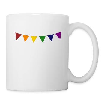 Girlande - Tasse - Weiß - Rechts