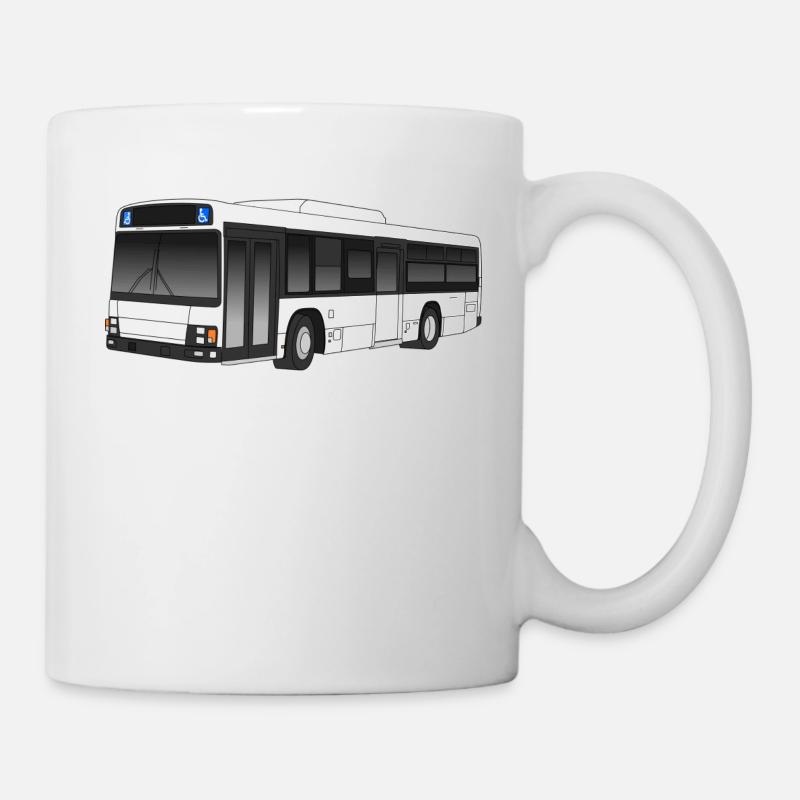 bus de service - Mug blanc - blanc
