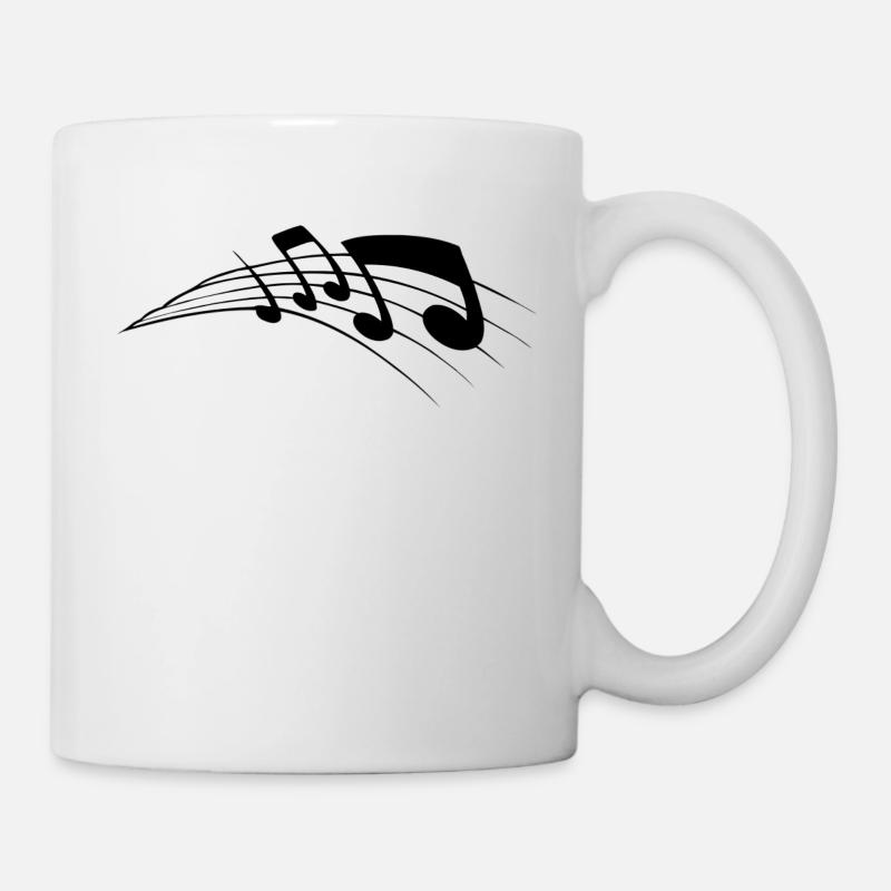 musique - Mug blanc - blanc