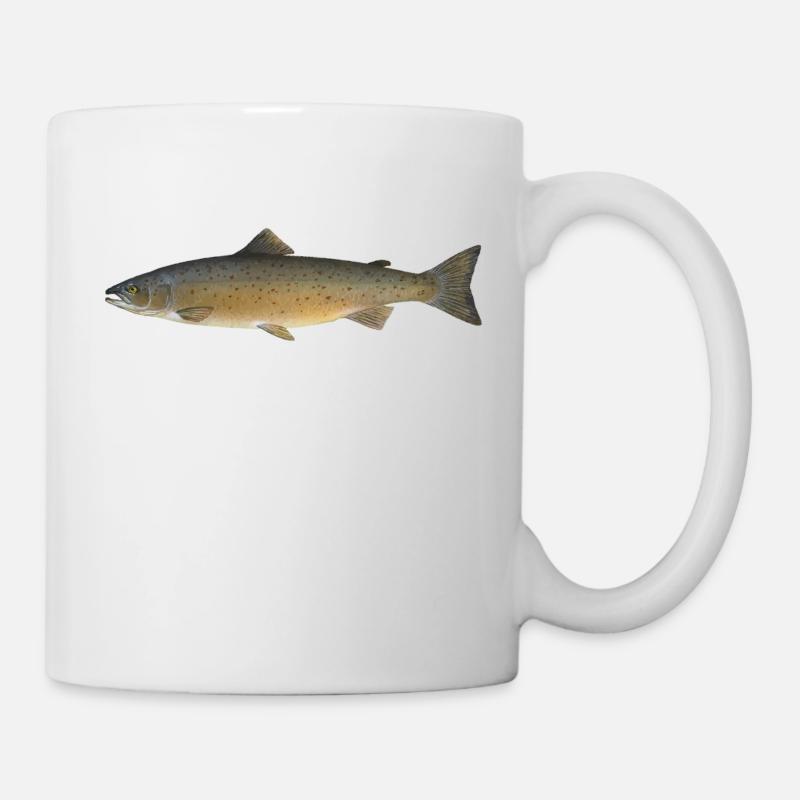 saumon - Mug blanc - blanc
