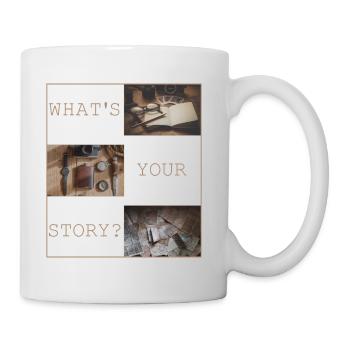 Whats your story? - Mug - white - Right