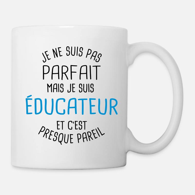 Pas parfait mais educateur - Mug blanc - blanc
