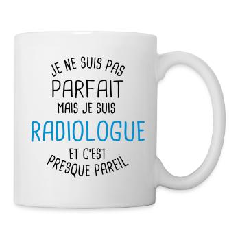 Pas parfait mais radiologue - Mug blanc - blanc - Droite