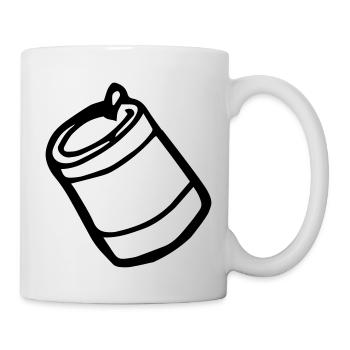 Dose, Medizin, Glas, Produkt - Tasse - Weiß - Rechts